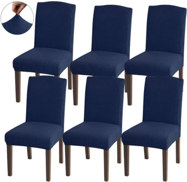 P-87213232407760-20260405183733.webp Unyqoos® Universele marineblauwe stoelhoezen set voor eetkamer en evenementen