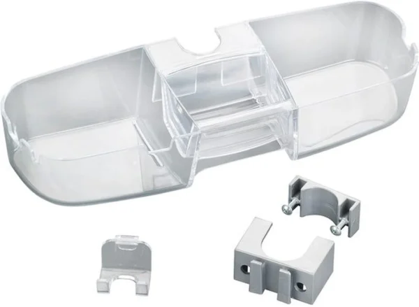 Unyqoos® Handige douchecaddy met drie vakken en haken voor extra opbergruimte