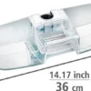 Unyqoos® Handige douchecaddy met drie vakken en haken voor extra opbergruimte