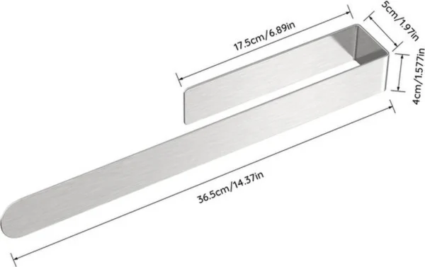P-87213232432892-20260405184334.webp Unyqoos® Zelfklevende handdoekhouder van roestvrij staal voor badkamer en keuken
