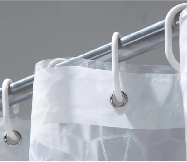 P-87213232458012-20260403112813.webp Unyqoos® Waterdicht en schimmelbestendig douchegordijn 180x180 cm met 12 ophangringen