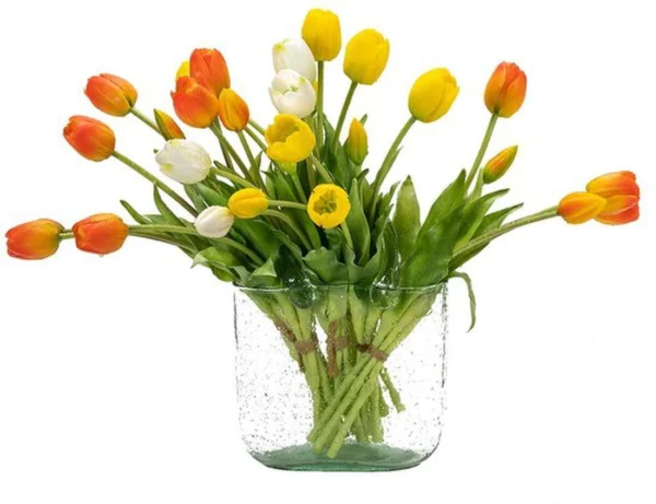 Unyqoos® Realistisch aanvoelende kunsttulpen voor decoratie in huis of feestgelegenheden