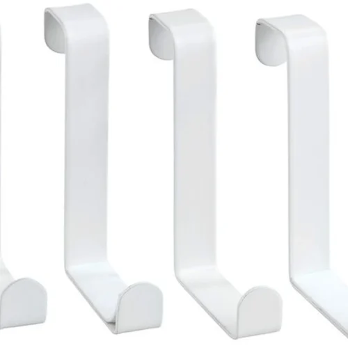 P-87213232513210-20260406115903.webp Unyqoos® Witte matte deurgarderobe haken set van vier voor extra opbergruimte