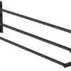 Unyqoos® Stijlvolle Zelfklevende Handdoekhouder met Drie Stangen voor Badkamer en Keuken, 75 cm, Zwart