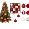 P-87213232569133-20260406091735.webp Unyqoos® Set van 44 Rood-Witte Kerstballen voor Betoverende Boomdecoratie