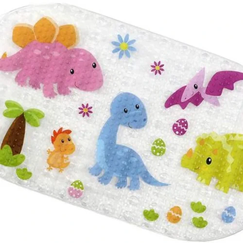 P-87213232580850-20260405135434.webp Unyqoos® Antislip badmat voor kinderen met dinosaurussen, wasbaar en antibacterieel