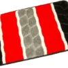 Unyqoos® Rechthoekige kleurrijke badmat met 3D-effect en antislip ontwerp