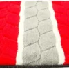 Unyqoos® Rechthoekige kleurrijke badmat met 3D-effect en antislip ontwerp