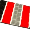 Unyqoos® Rechthoekige kleurrijke badmat met 3D-effect en antislip ontwerp