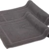 P-87213232656180-20260405140235.webp Unyqoos® Antracietgrijze Badmatset van 100% Katoen, 2 Stuks, Absorberend en Sneldrogend, 50x80 cm