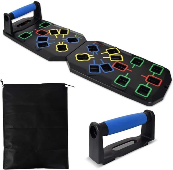 Unyqoos® Draagbaar en ergonomisch push-up bord voor veelzijdig spiertraining thuis