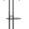 Unyqoos® Verstelbare tv-standaard met wieltjes voor schermen van 32 tot 70 inch