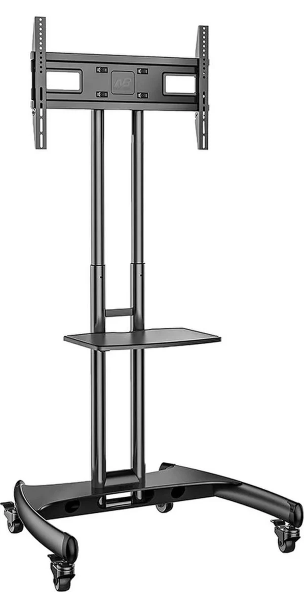 Unyqoos® Verstelbare tv-standaard met wieltjes voor schermen van 32 tot 70 inch
