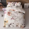 Unyqoos® Elegante 3-delige Beddengoedset met Bloemenpatroon en Ritssluiting