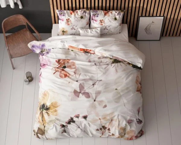 Unyqoos® Elegante 3-delige Beddengoedset met Bloemenpatroon en Ritssluiting