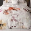Unyqoos® Elegante 3-delige Beddengoedset met Bloemenpatroon en Ritssluiting