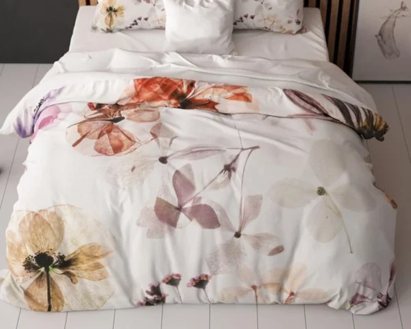Unyqoos® Elegante 3-delige Beddengoedset met Bloemenpatroon en Ritssluiting