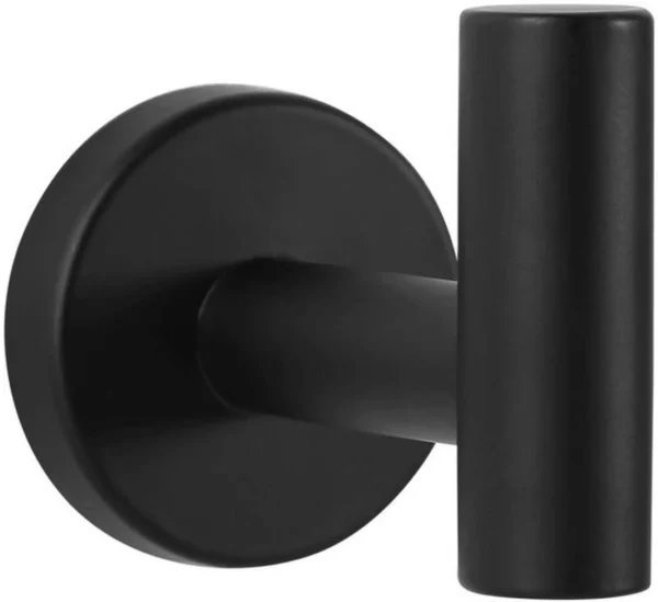 P-87213232720500-20260405181045.webp Unyqoos® Stijlvolle zwarte roestvrijstalen haken voor badkamer en keuken
