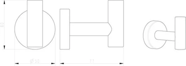 P-87213232720505-20260405181049.webp Unyqoos® Stijlvolle zwarte roestvrijstalen haken voor badkamer en keuken