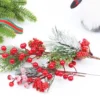 P-87213232720987-20260406091907.webp Unyqoos® Set van 20 Decoratieve Rode Bessen Takken voor Kerstboom en Creatief Handwerk