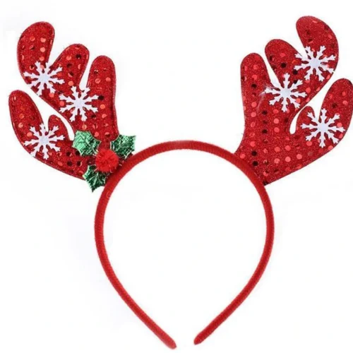 Unyqoos® Feestelijke haarband met elandgewei voor kerst en andere gelegenheden
