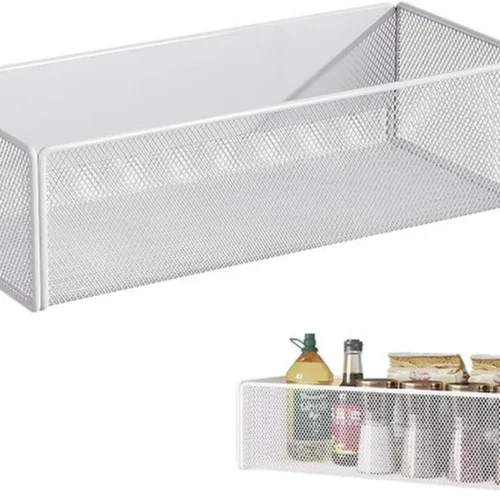 P-87213232752590-20260406101509.webp Unyqoos® Wit magnetisch kruidenrek voor efficiënte keukenorganisatie en ruimtebesparing