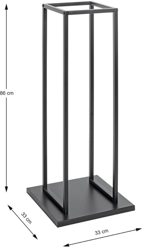 P-87213232756481-20260406083245.webp Unyqoos® Stijlvolle metalen houtopslagstandaard voor binnen en buiten gebruik