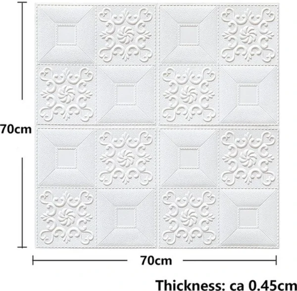 P-87213232769044-20260405113542.webp Unyqoos® Zelfklevende 3D-muurstickers in moderne steenlook voor elk interieur