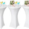 P-87213232782290-20260405183639.webp Unyqoos® Set van 3 stijlvolle stretch statafelhoezen voor evenementen en feesten