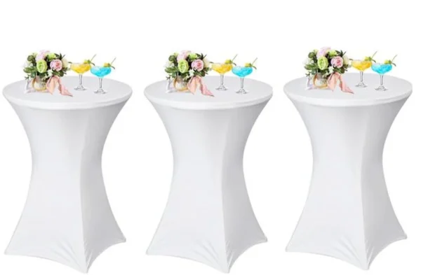 P-87213232782292-20260405183651.webp Unyqoos® Set van 3 stijlvolle stretch statafelhoezen voor evenementen en feesten