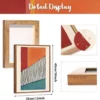 Unyqoos® Stijlvolle 3-delige kunstset in boho stijl voor woonkamer en slaapkamer