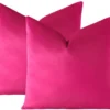 P-87213232798442-20260406110908.webp Unyqoos® Set van twee stijlvolle fluwelen kussenslopen voor huisdecoratie in rozerood