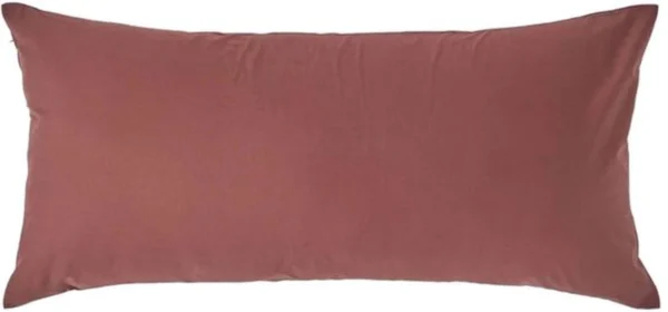 Unyqoos® Bruine kussensloop met ritssluiting in 100% Egyptisch katoen voor ultiem comfort