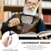 Unyqoos® Inklapbaar vergrootglas met LED-verlichting voor comfortabel lezen en bekijken