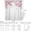 P-87213232846951-20260403112926.webp Unyqoos® Roze Bloemendouchegordijn 180 x 200 cm met Japanse Sakura Kunst en Haken