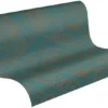 Unyqoos® Klassiek blauw en goud vliesbehang met barokmotief voor iedere ruimte