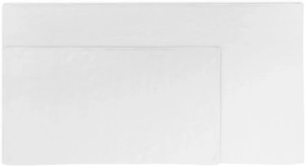 Unyqoos® Luxe set van vier witte katoenen handdoeken voor badkamer en wastafel