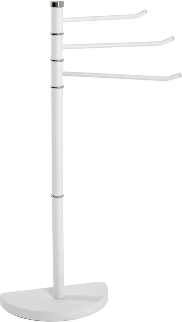 P-87213232863230-20260405181334.webp Unyqoos® Moderne crèmekleurige handdoekhouder met draaibare stangen van metaal