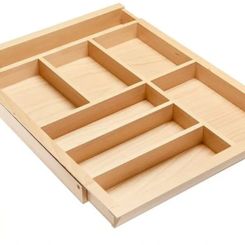 P-87213232890650-20260406095303.webp Unyqoos® Verstelbare houten besteklade inzet voor keukenladen van 600-1000 mm breed