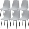 Unyqoos® Stretchbare en stijlvolle fluwelen stoelhoezen set voor diverse stoelen en gelegenheden