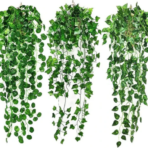 P-87213232911810-20260405140558.webp Unyqoos® Set van drie levensechte hangende kunstplanten voor binnen en buiten decoratie