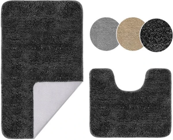 P-87213232958990-20260405135352.webp Unyqoos® Complete Set van Luxe Antislip Badkamer Matten met Absorberende Eigenschappen voor Optimaal Comfort