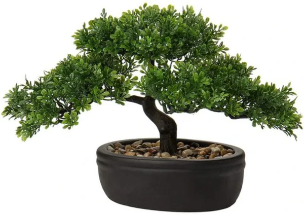 P-87213232963530-20260405140627.webp Unyqoos® Natuurgetrouwe kunstbonsai in zwarte keramische pot voor stijlvolle decoratie