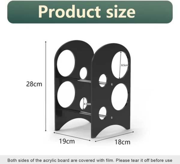 P-87213232976401-20260406110155.webp Unyqoos® Elegant en Ruimtebesparend Wijnrek voor 4 Flessen - Geschikt voor Bar, Keuken en Eetkamer