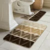 P-87213232979230-20260405134258.webp Unyqoos® Set van twee luxe badmatten met antislip en 3D-effect voor badkamercomfort