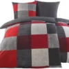 P-87213232988901-20260405103832.webp Unyqoos® Vierdelige Omkeerbare Beddengoedset van Zacht Microvezel Fleece voor de Winter