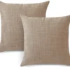 Unyqoos® Set van 2 effen kussenhoezen in moderne stijl voor bank of slaapkamer