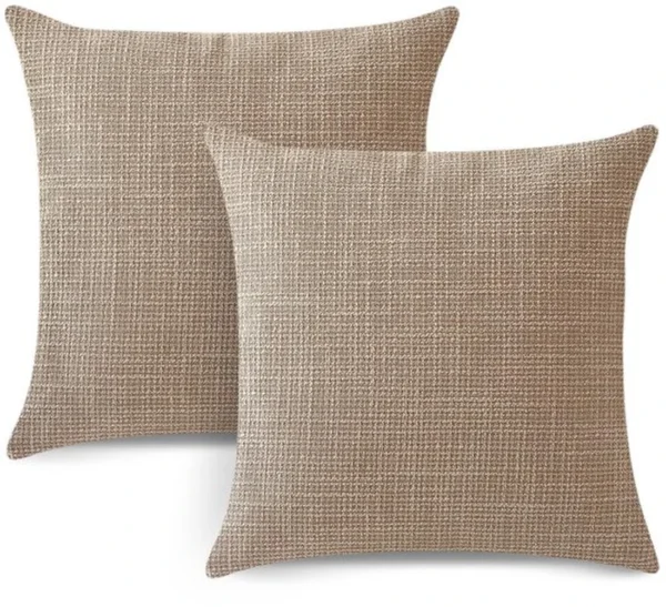 Unyqoos® Set van 2 effen kussenhoezen in moderne stijl voor bank of slaapkamer
