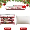 P-87213233002894-20260406112336.webp Unyqoos® Set van 4 feestelijke kussenslopen met sneeuwpop en eland motief