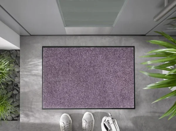 Unyqoos® Lila Deurmat voor Binnen en Buiten met Antislip en Wasbare Eigenschappen, lila, 40*60 cm